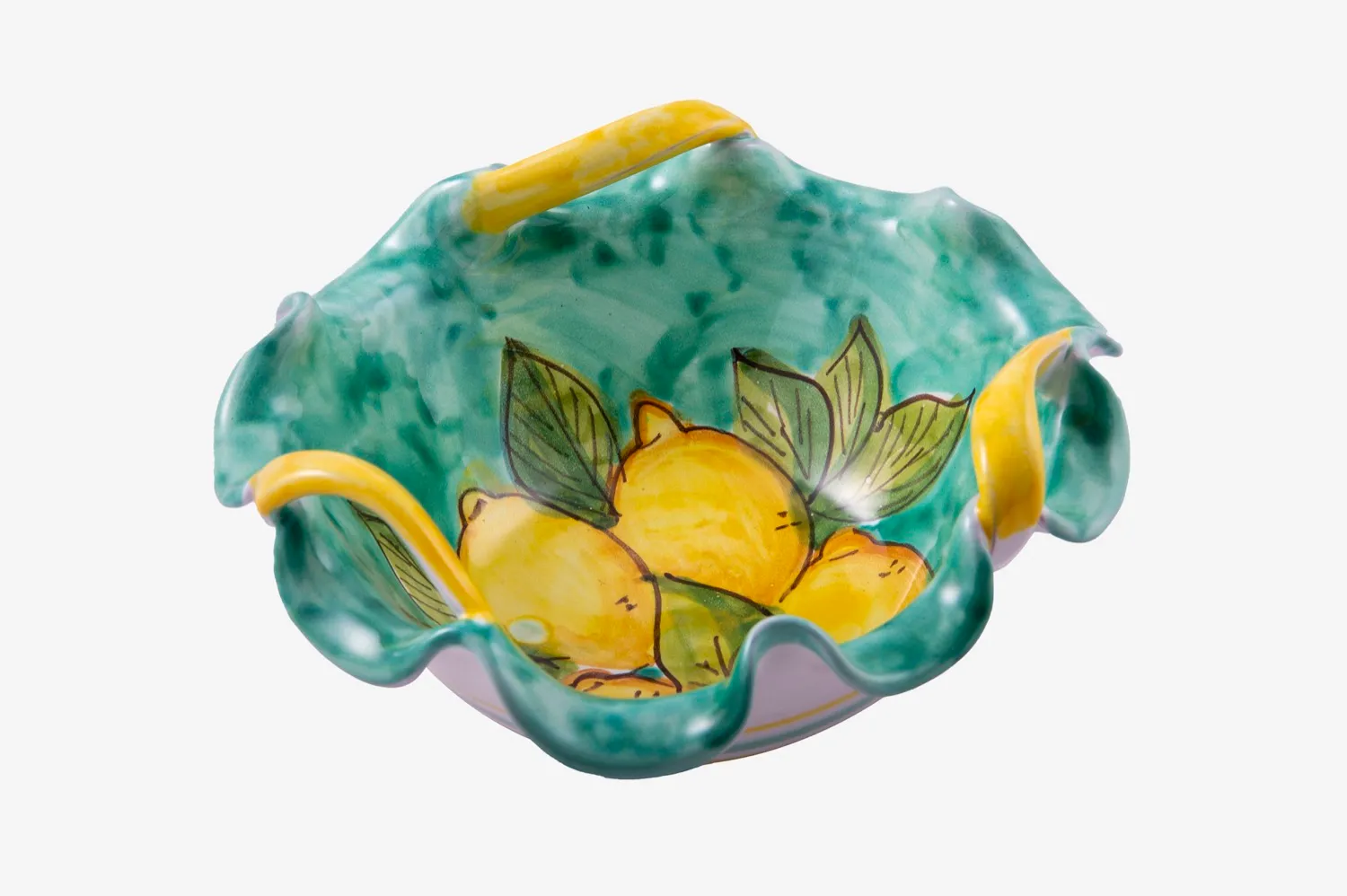 Ruffled Lemon Bowl
