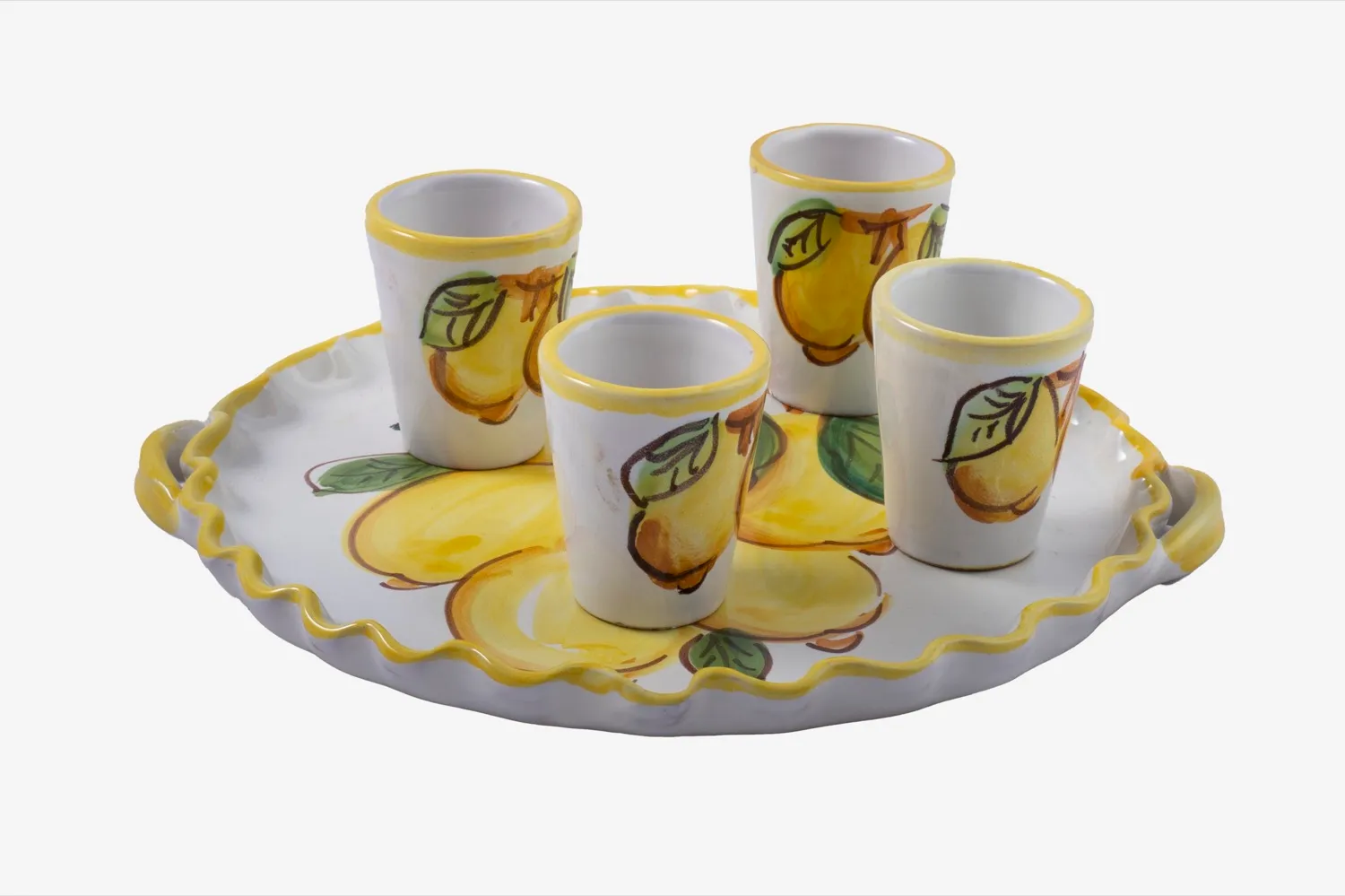 Limoncello Cups and Tray Set gallery