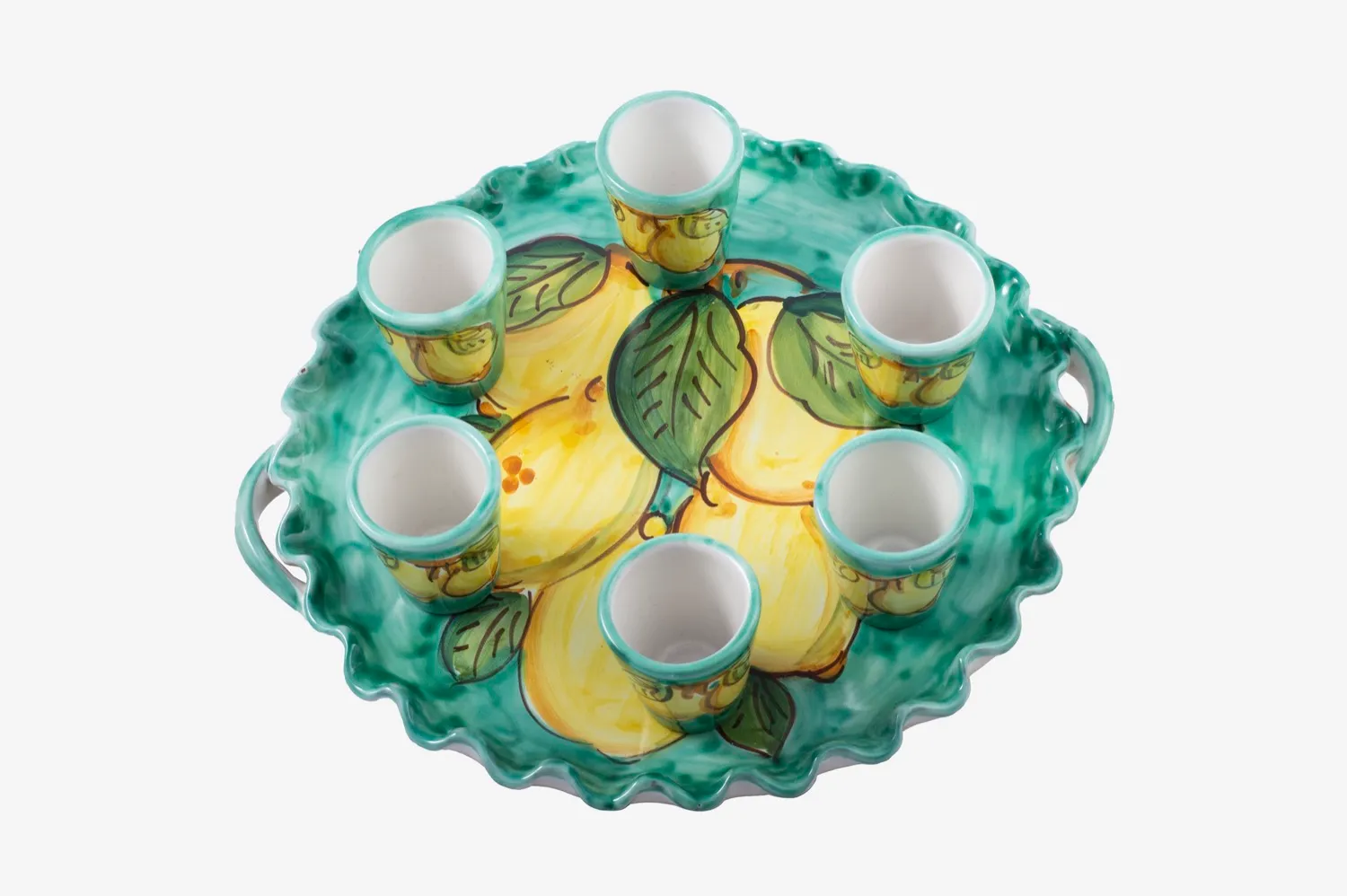 Limoncello Cups and Tray Set gallery