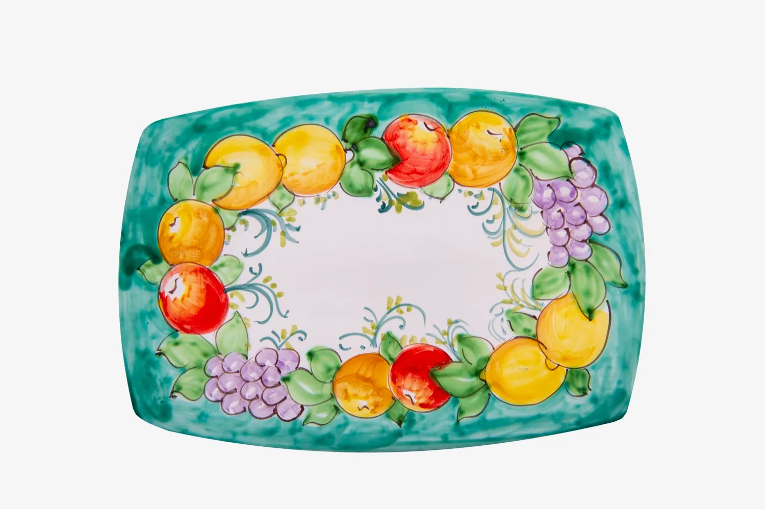 Handpainted Rectangular Serving Plate