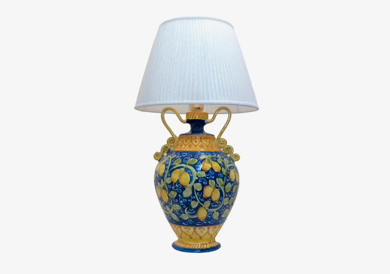 Blue Lemon Ceramic Table Lamp