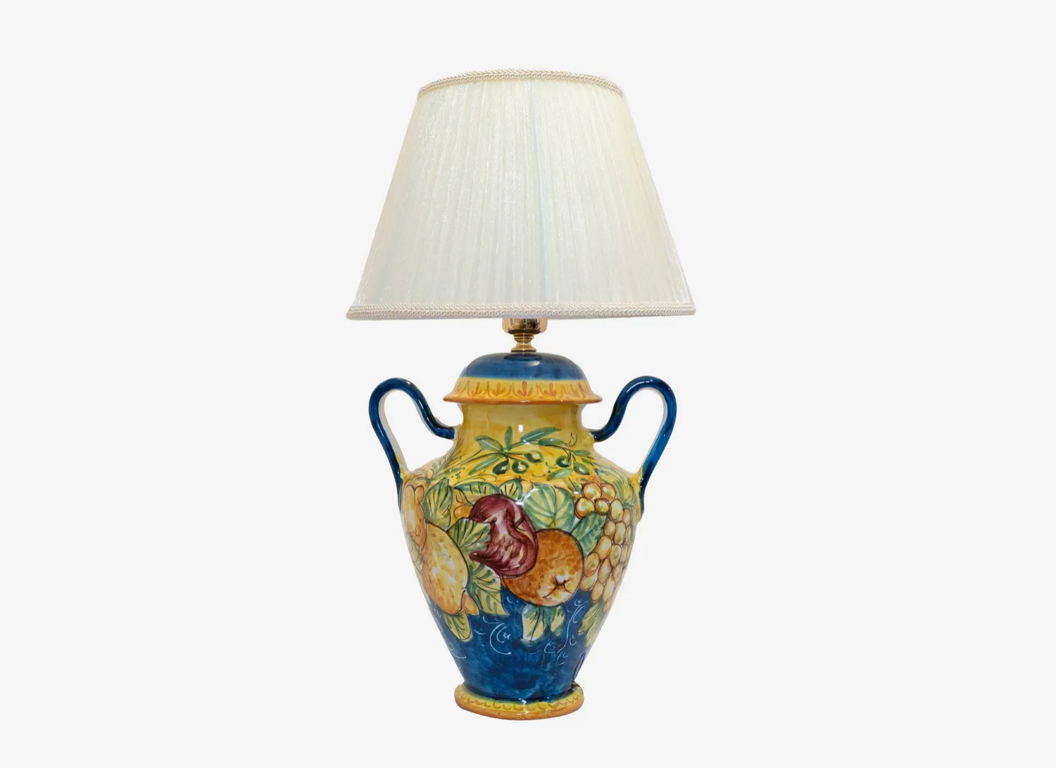 Blue Fruit Ceramic Table Lamp
