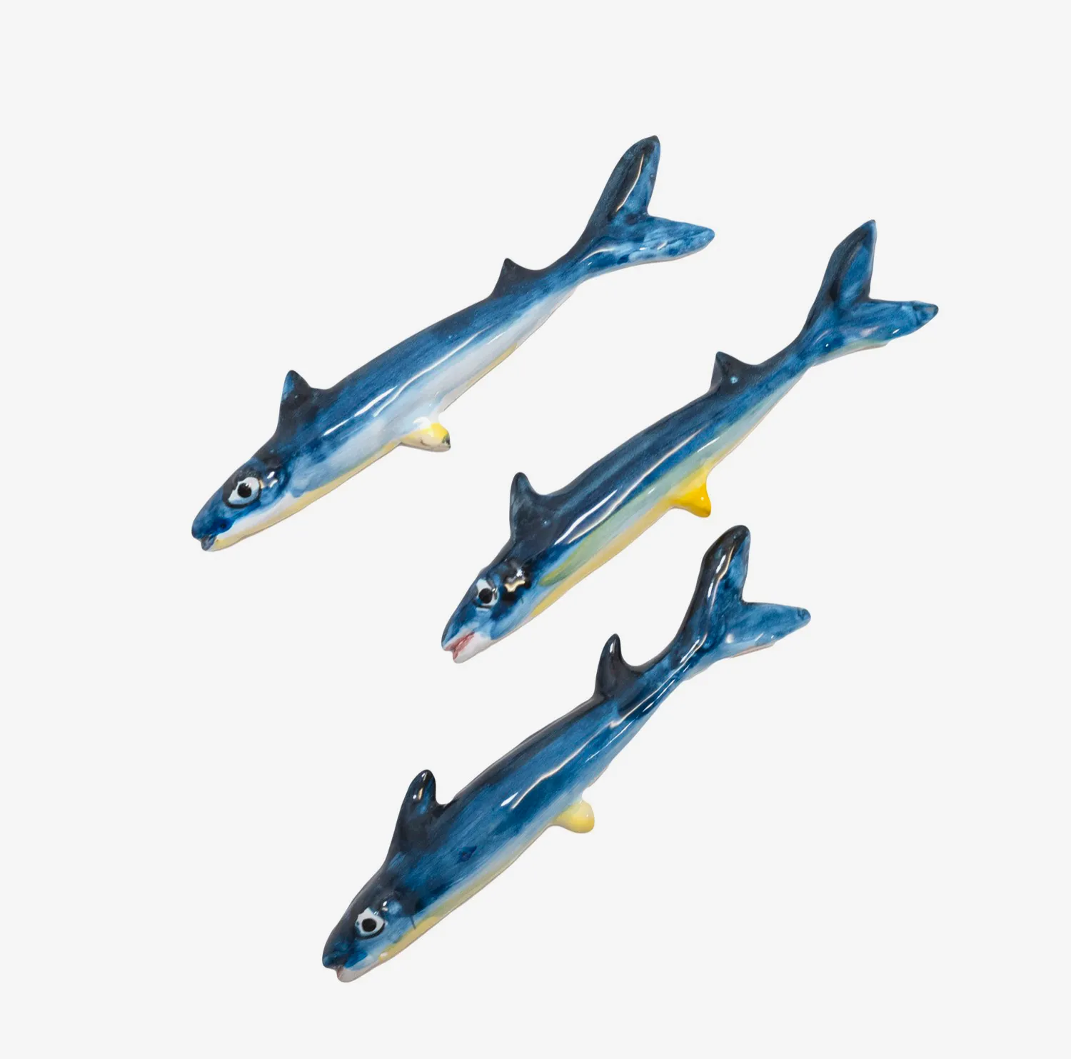 Ceramic Anchovies Wall Decor, Set of 3 gallery