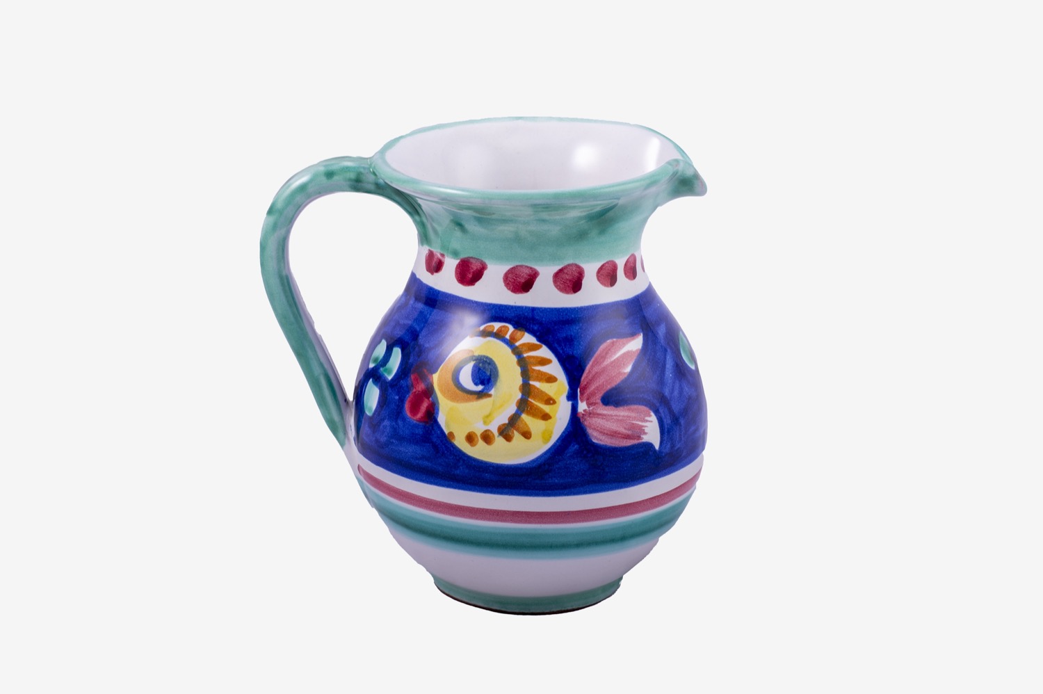 Handpainted Ceramic Pitcher