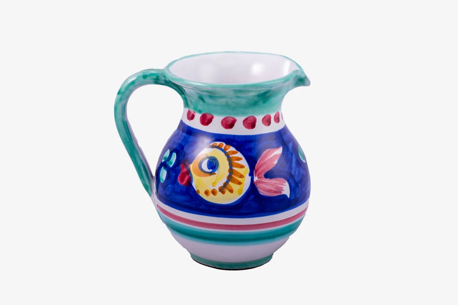 Handpainted Ceramic Pitcher