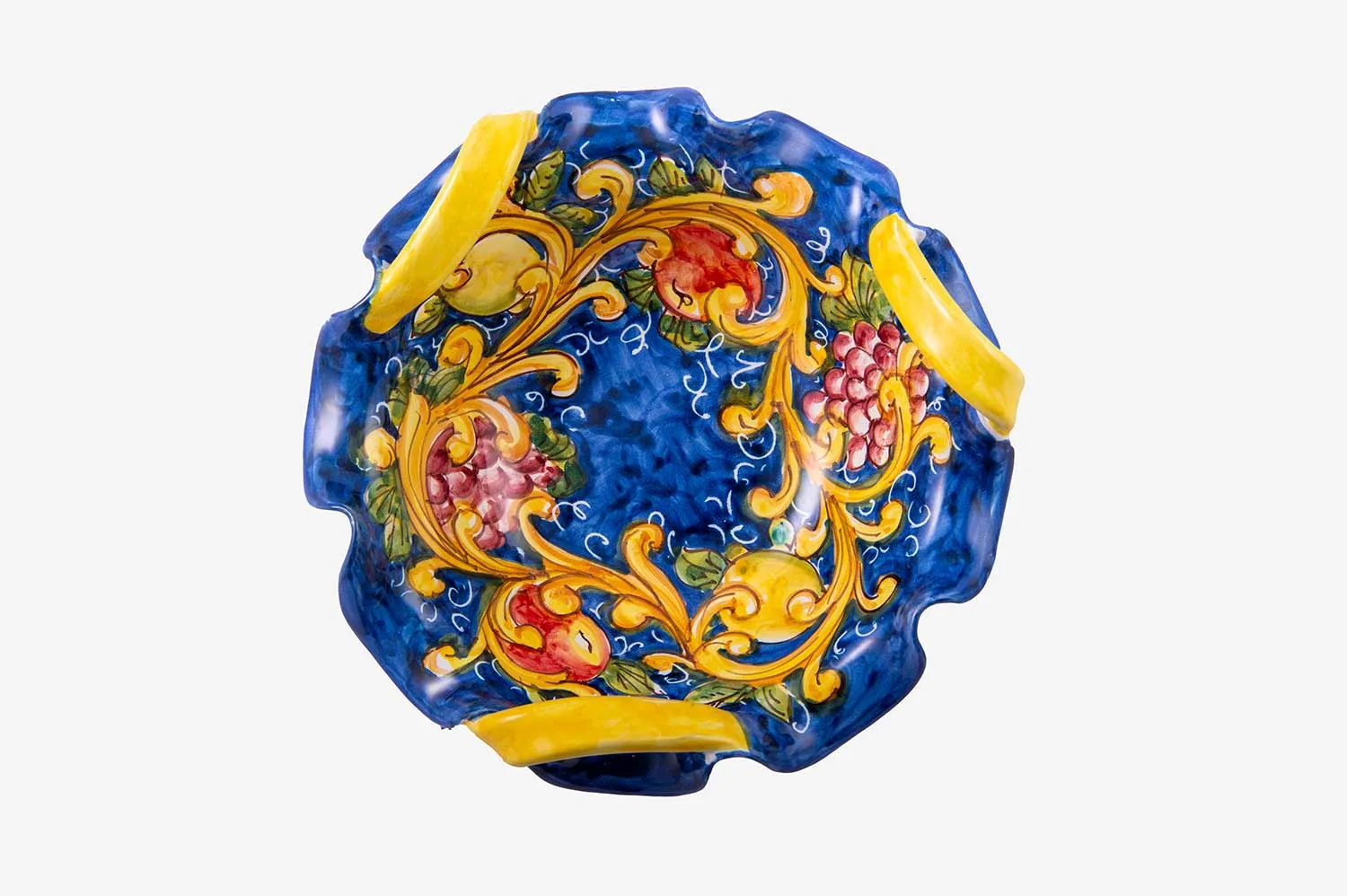 Baroque Fruit Bowl with Three Handles gallery
