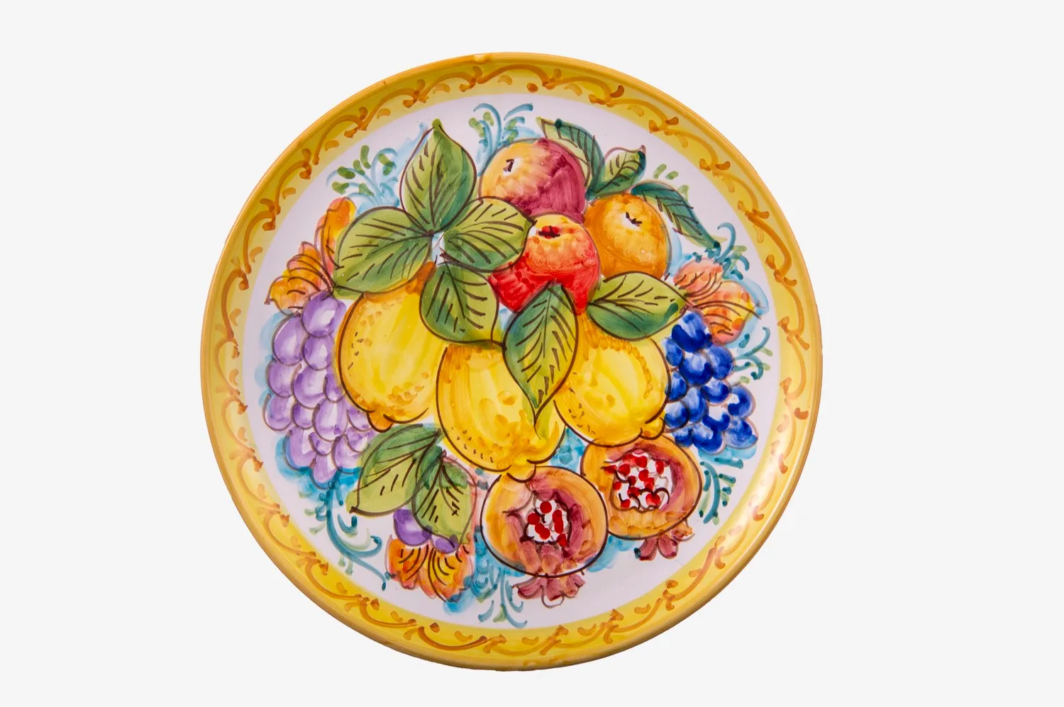 Fruit Wall Plate on White