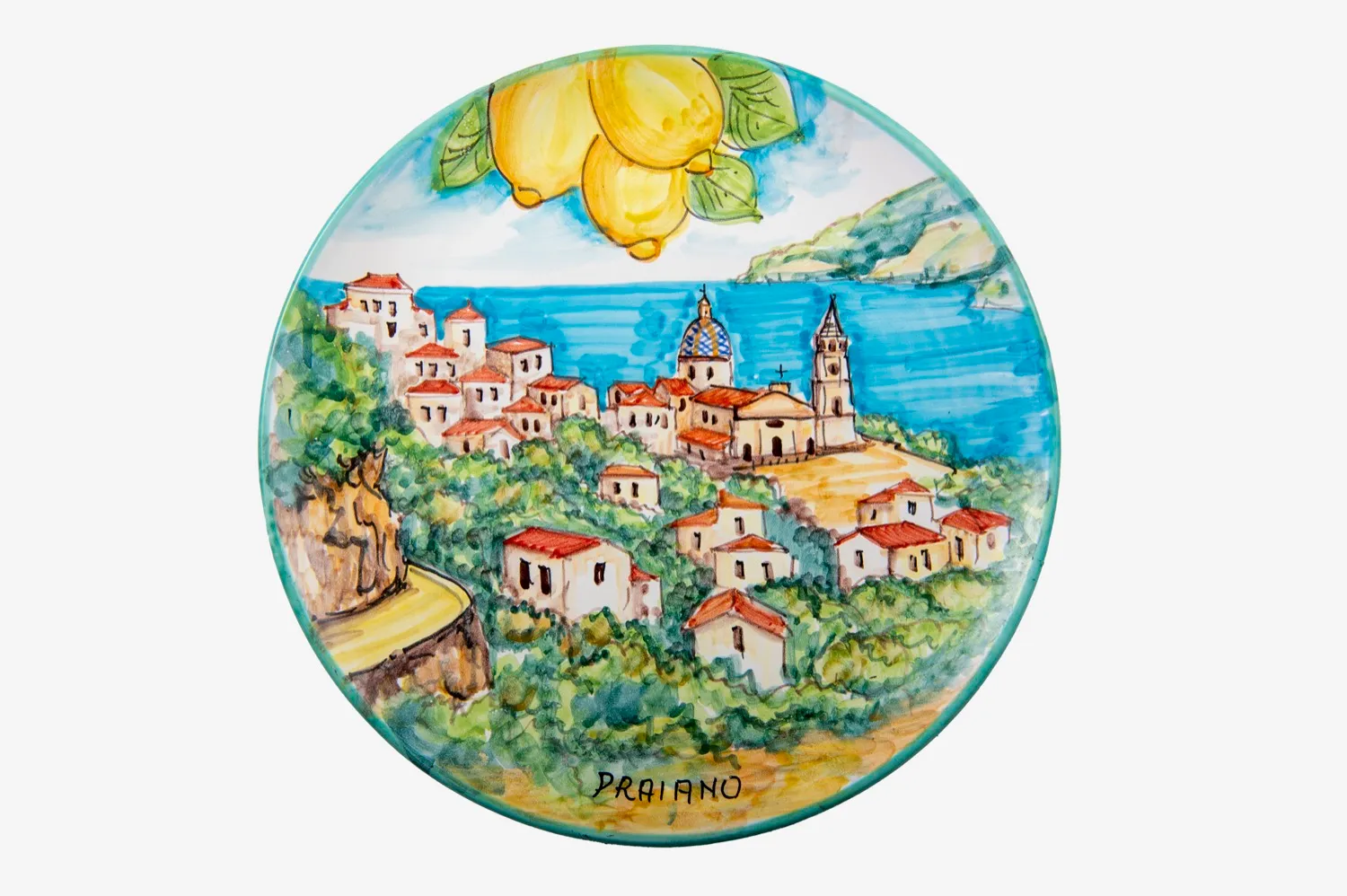 Wall Plate with Praiano Landscape
