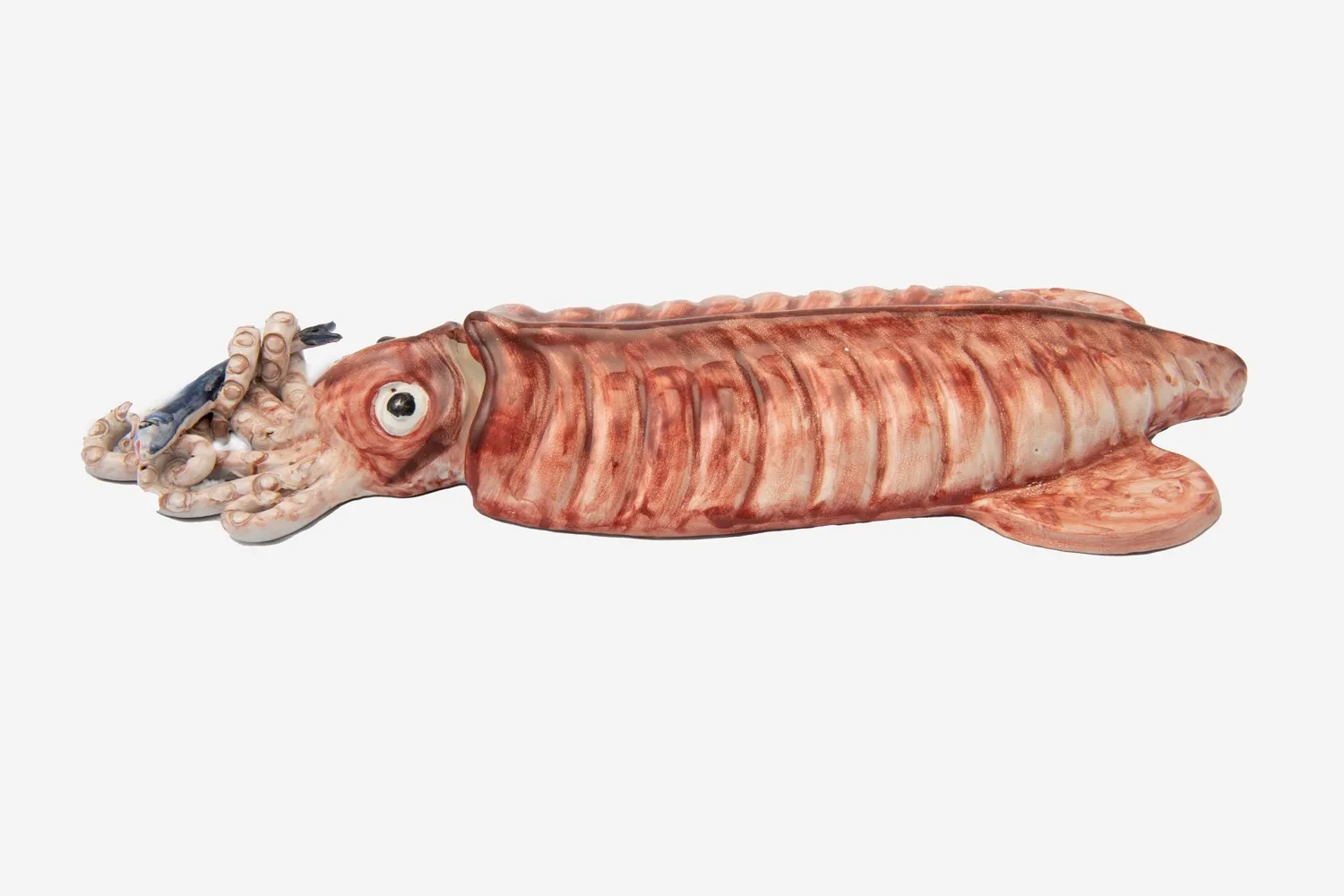 Ceramic Squid Wall Sculpture