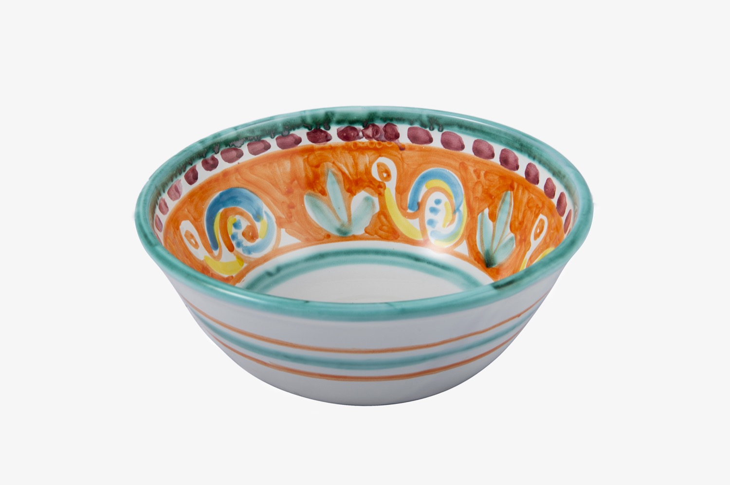 Handpainted Ceramic Soup Bowl