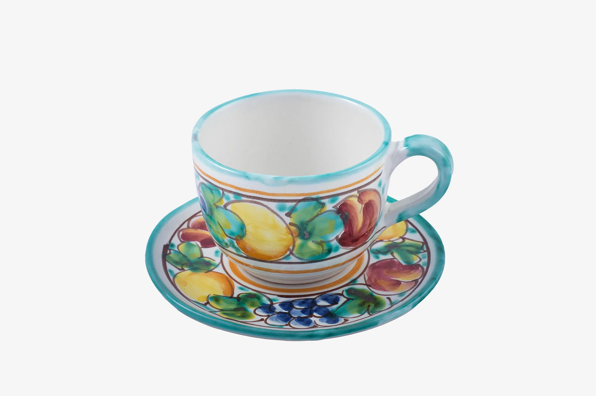 Fruit Tea Cup and Saucer