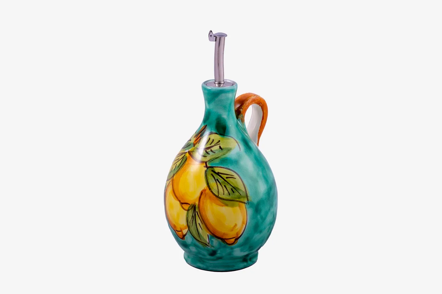 Handpainted Oil Cruet with Lemons