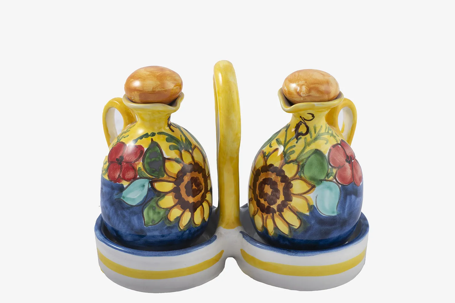 Oil and Vinegar Set with Sunflowers